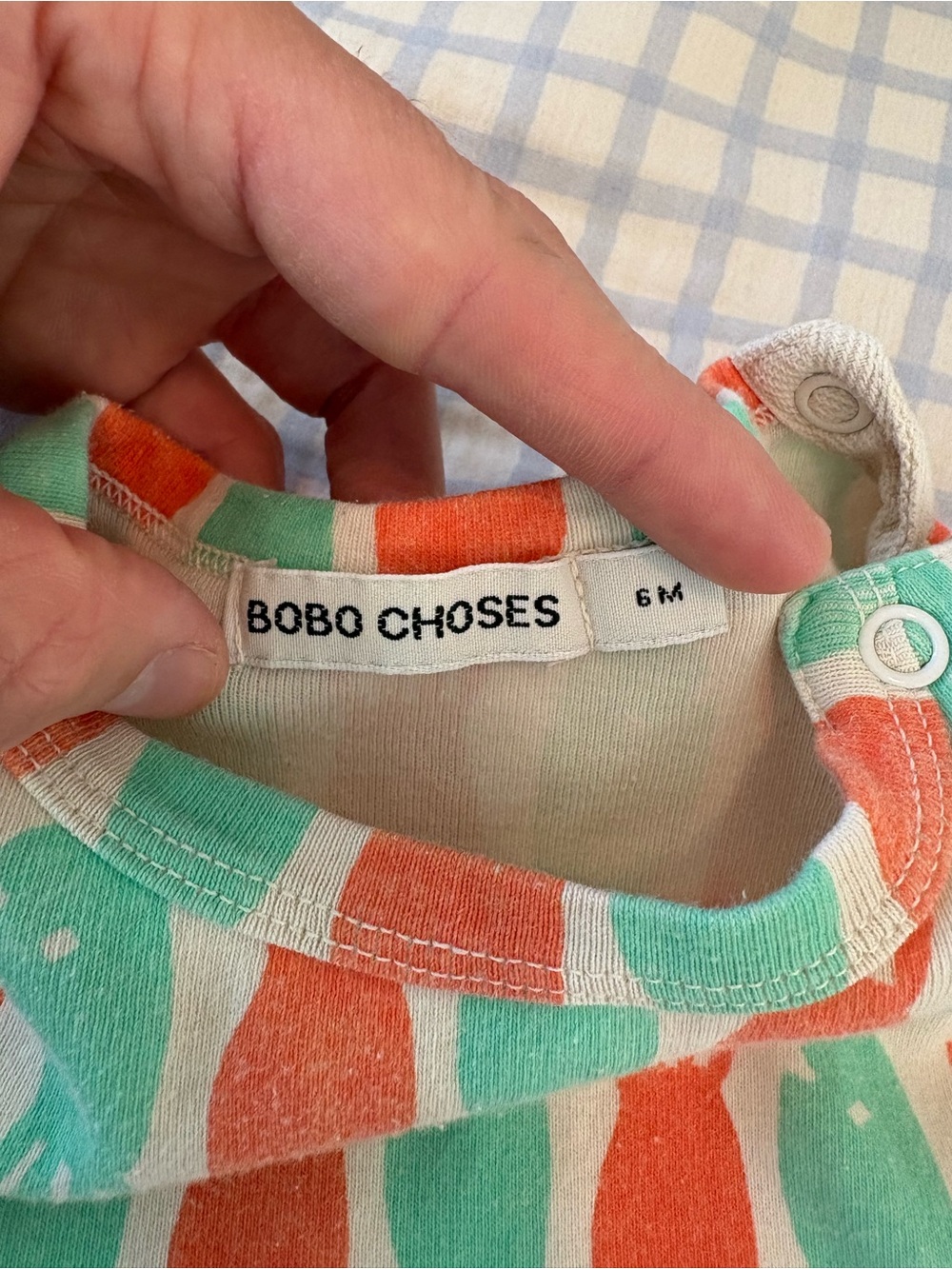 Bobo Choses Baby Bodysuit in Fish Print - Picture 4 of 5